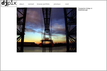 spread showing horizontal image of bridge