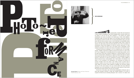 "Photo-performance" chapter opener