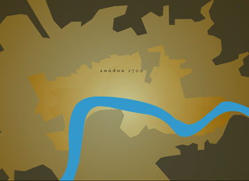 map and time travel to 1700s