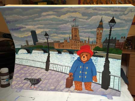 back of the book bench