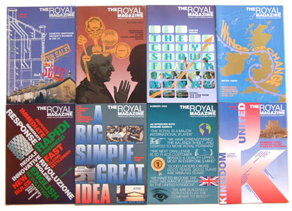 covers for Royal Insurance magazine